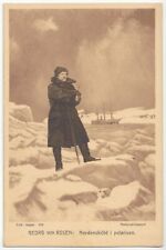 1910 North Pole Explorer & Ship - Polar Exploration - Vintage Postcard picture