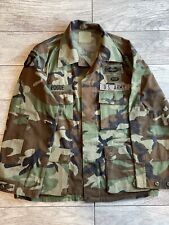 Authentic Army Combat Woodland Camouflage Pattern jacket, size Large regular picture