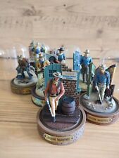 John Wayne Figures-Lot Of 7 Franklin Mint Collection picture