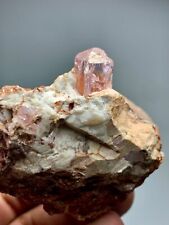 587 Cts Beautiful Terminated Pink Katlang  Topaz Crystal specimen From Pakistan picture