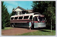 c1960s Anderson Tours GM Buffalo Coach Bus  Greenville Pennsylvania PA Postcard picture