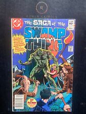 The Saga of The Swamp Thing #1 (DC 1982) Origin Retold Bronze Age NEWSSTAND picture