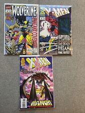 X-MEN #25 Gambit Hologram Marvel 1993 #53 Onslaught Wolverine #85 Adam Kubert picture