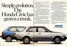1981 Honda Civic Vintage 2-page Advertisement Print Art Car Ad J825 picture