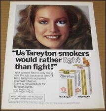 1978 Tareyton Lights Cigarettes Print Ad Advertisement Vintage Lincoln Mark V picture