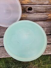 Vtg Tupperware Fix N Mix Large 26 Cup Salad Serving Bowl 274 w/Lid Jadeite Green picture