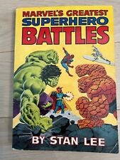 Marvel's Greatest Superhero Battles Stan Lee 1978 1st Print Fireside Books Ditko picture