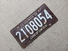 1959 Illinois License Plate 2108054 picture