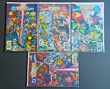 DC versus Marvel #1 2 3 & 4 Complete Set - Justice League - Avengers -X-Men - NM picture