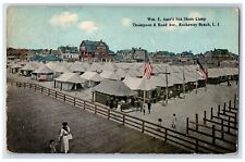 c1910 Wm. E Auer's Sea Shore Camp Rockaway Beach Long Island NY Postcard picture