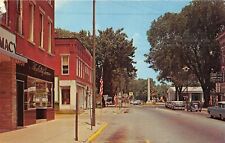 Mount Gilead Ohio 1950s Postcard Main Street Pharmacy picture