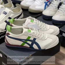 New Onitsuka Tiger MEXICO 66 1183A201-115 Beige Bule Green Sneakers Shoes Unisex picture