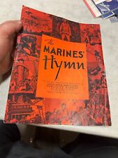 The Marines Hymn Vintage Sheet Music copyright 1929 United States Marine Corps picture