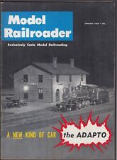MODEL RAILROADER Adapto Wiscasset & Oswego Railway Branchline Diesel + 1 1958 picture
