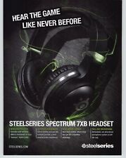 2012 Steelseries Spectrum 7XB Gaming Headset Promo Photo Magazine Print Ad  picture
