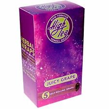 High Tea Non Tobacco All Natural Herbal Smoking Wraps - Juicy Grape - 125 Sel... picture