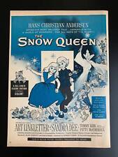 Vintage 1960 “The Snow Queen” Film, Hans Christian Andersen picture