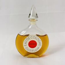 Guerlain Paris Vintage Shalimar Perfume Eau de Cologne Bottle France 3oz picture