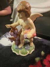 Dresden Cherub Summer 4 Seasons Crown D Germany Vintage 5.5 Inches Bx13 picture