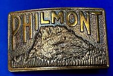 Philmont Scout Ranch Boy Scouts BSA New Mexico Camp Vintage 70s Belt Buckle picture
