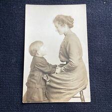 RPPC Vintage Real Photo Postcard Mother And Child Mother’s Day Antique picture