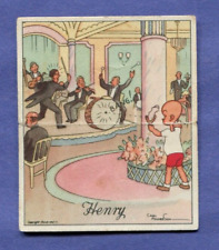 1935 J. WIX & SONS LTD. HENRY 1ST SERIES JOINS THE SLING SHOT BAND TOBACCO CARD picture