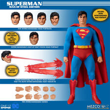 Mezco Toys Superman Man Of Steel Edition 1/12th Action Figure New Toy In Stock picture