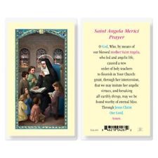 Saint Angela Merici with St. Angela Merici Prayer - Laminated  Holy Card picture