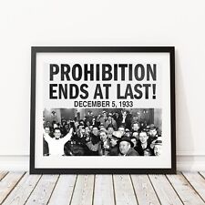 Vintage Photo - 1930's Prohibition Ends at Last Speakeasy, wall art, home decor picture