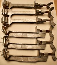 Lot of 6 Vintage Universal Face Frame Clamps  #70 picture