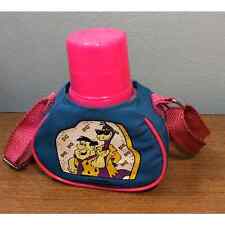 The Flintstones 1993 Vintage Thermos Water Bottle Zip Carry Bag Strap Rare picture