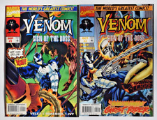 VENOM SIGN OF THE BOSS (1997) 2 ISSUE COMPLETE SET #1&2 MARVEL COMICS picture
