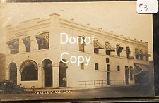 #3 Porterville CA RPPC Rare Circa 1910 First National Bank picture