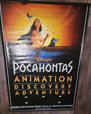 Pocahontas Poster Cinema Original 1995 Walt Disney Double-Sided Vinyl Prop 46x66 picture