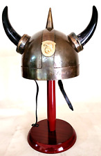 18 Gauge Viking Barbarian  Armor Helmet with Real Horns picture