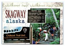 Postcard Chilkoot Trail, Skagway, Alaska AK Klondike Gold Rush ACE1782 picture