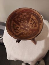 pre columbian pottery tripod bowl 