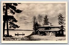 RPPC The Lodge Of Whispering Pines Ely Minn C1959 Postcard M26 picture