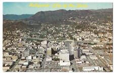 Hollywood California business district c1960's Freeway, Capitol Records Building picture