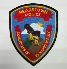 Readstown Police Wisconsin Vernon County Crossroads of Kickapoo Valley Patch R2 picture