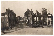 WWI Germany Bombed City Ruins May 23 1918 RPPC Postcard Posted picture
