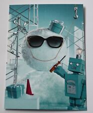 Tiffany & Co. Postcard Christmas Made by Tiffany Snowman Holidays Greeting Card picture