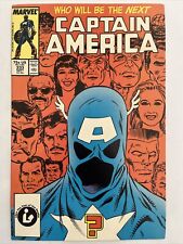 Captain America #333 1st John Walker as Cap Marvel 1987 picture