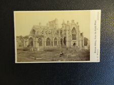 George W. Wilson, Melrose Abbey,  before 1893, CDV size,  12 bucks picture