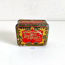 1940s Vintage Brooks & Doxey Travellers Advertising Litho Tin Box England T123 picture