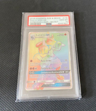 Pokemon Card PSA 10 Graded - Lucario GX 135/131 - Forbidden Light Secret Rare picture