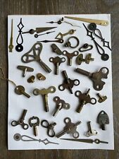 Lot Of Vintage Wind Up Keys And Clock Arms picture