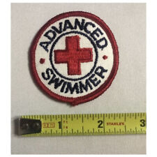 American Red Cross Advanced Swimmer Embroidered Patch - Round picture