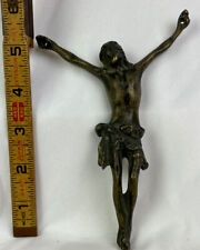 Beautifully preserved Antique Bronze Casting of Crucified Jesus Christ picture