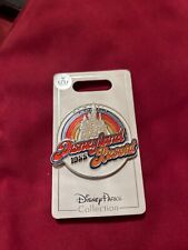 Disney Parks Yellow Rainbow Castle Retro 1955 Disneyland Resort Logo Pin (2020) picture